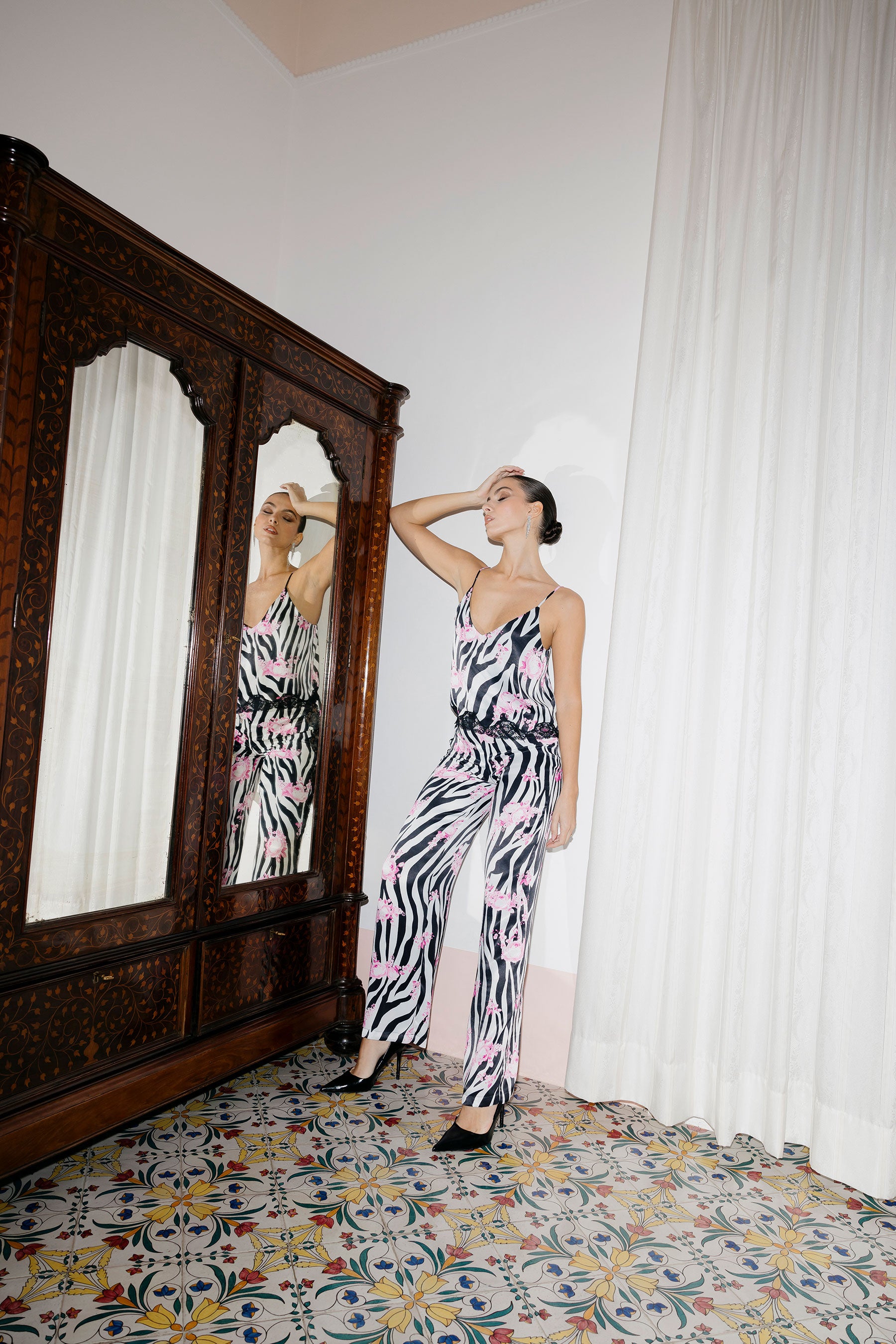 PANTALONI ACANTHA (Belle De Nuit)