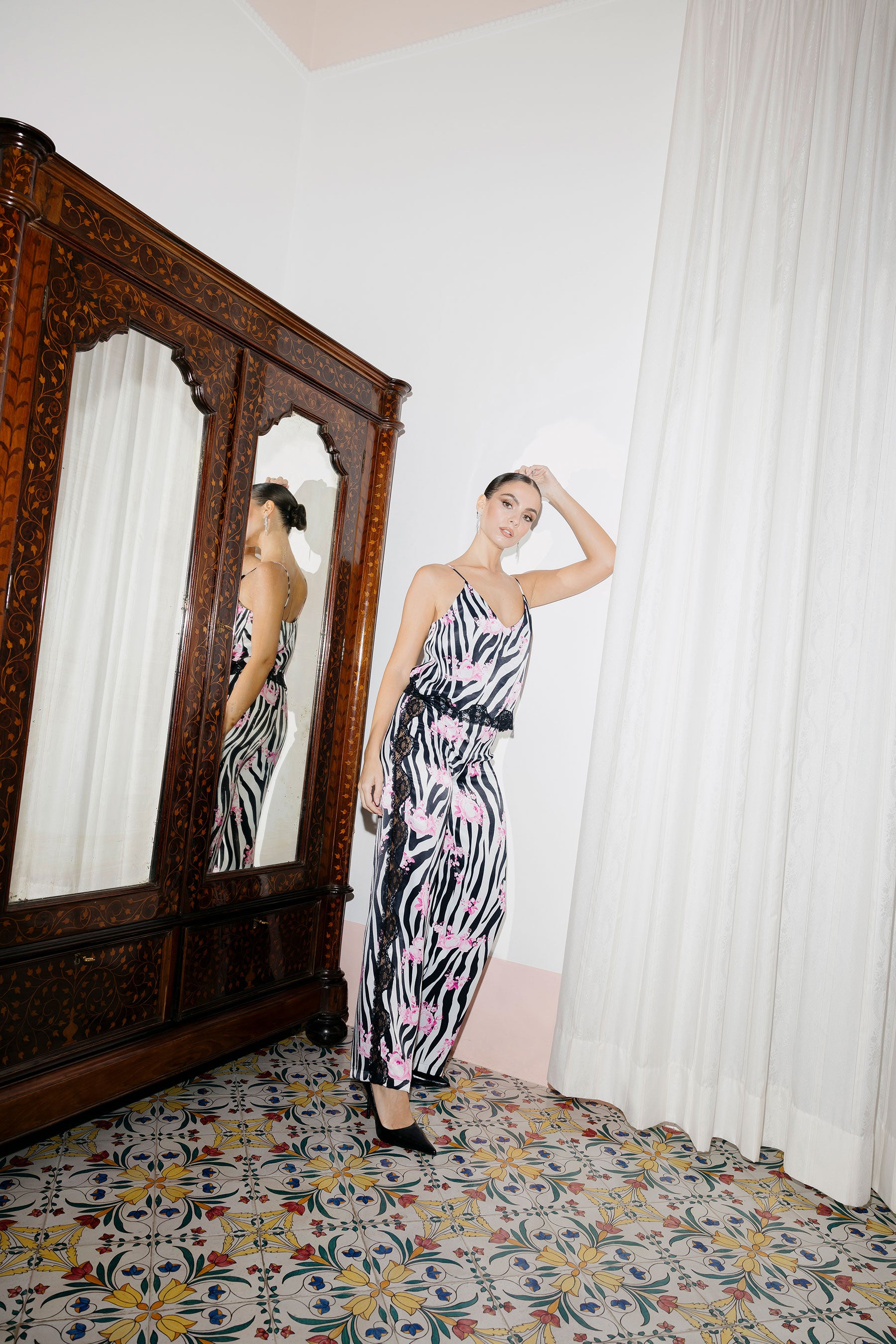 PANTALONI ACANTHA (Belle De Nuit)