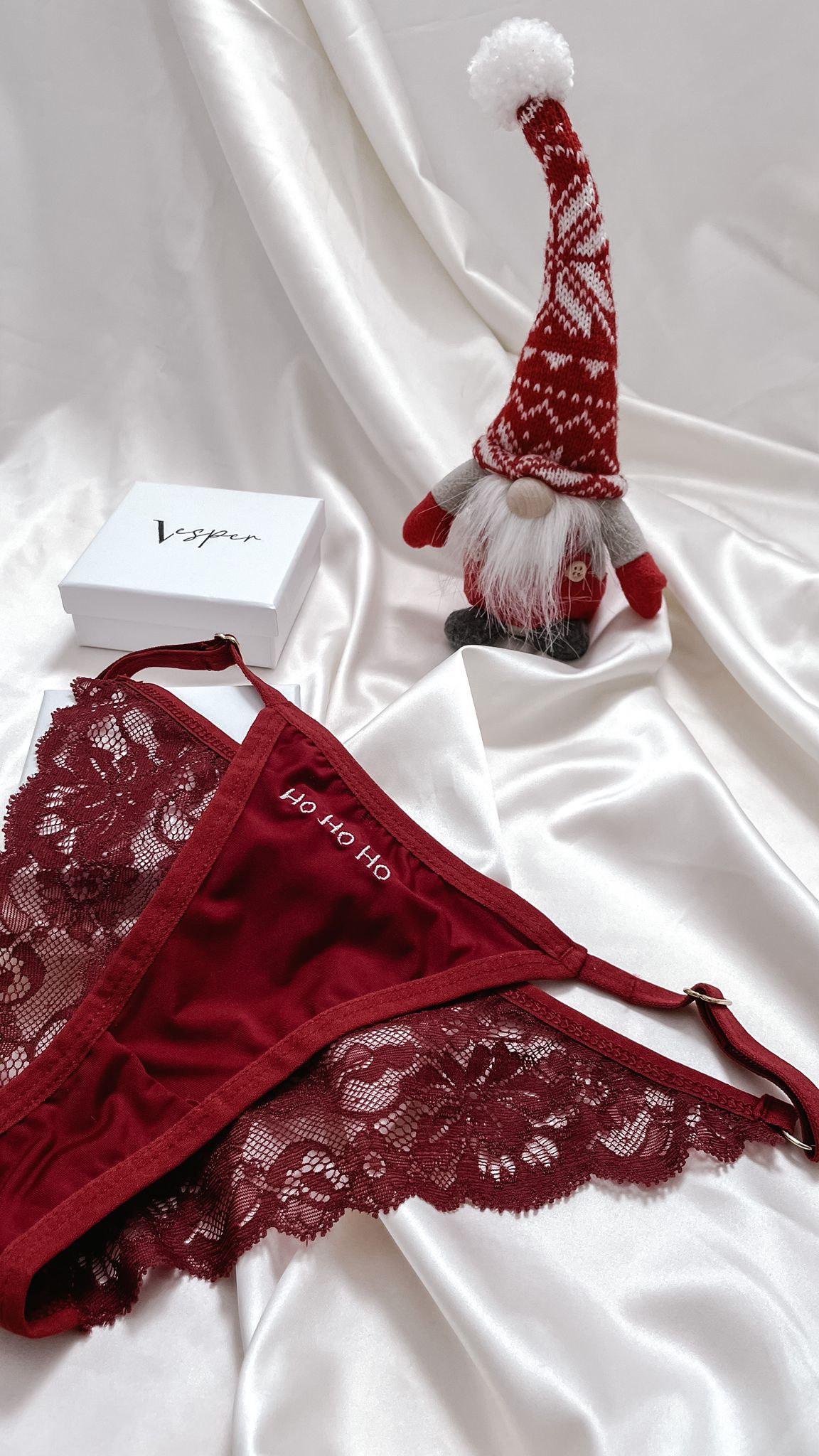 Slip Butterfly Bordeaux