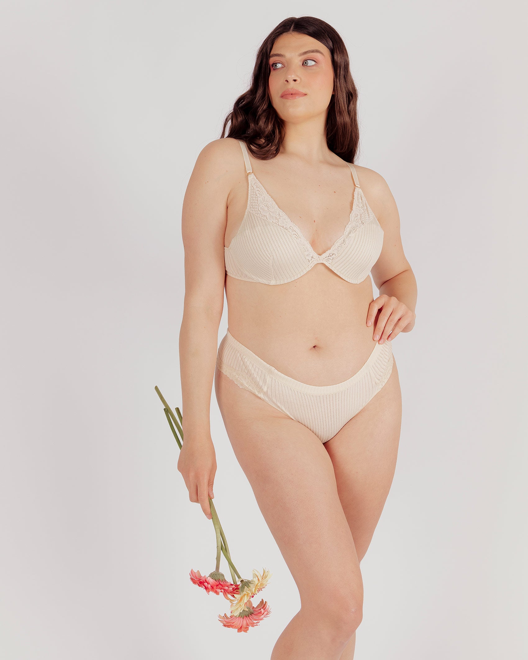 Reggiseno Ally Imbottito Beige