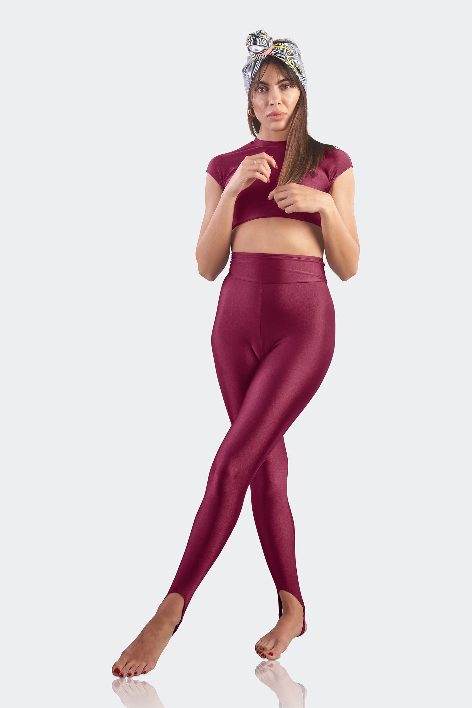 Crop Top Bordeaux Sigizia