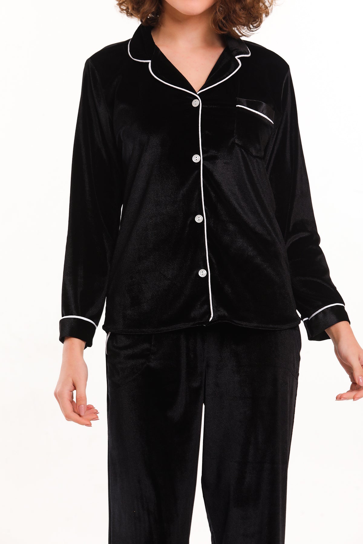 Pigiama Classy Black Velvet