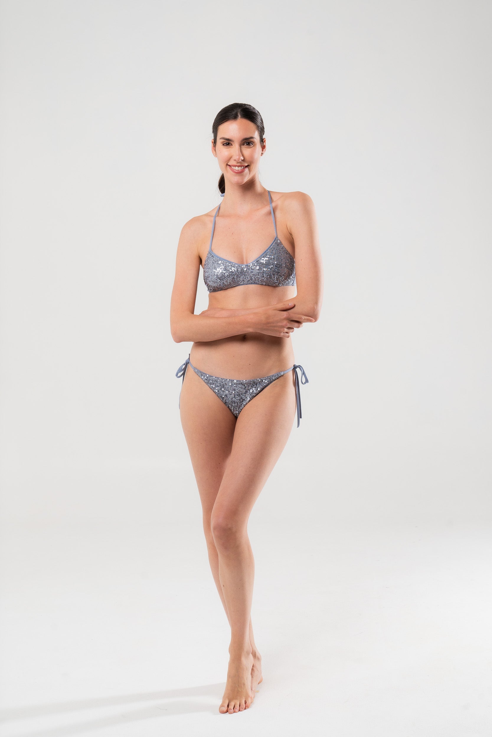 Top Bikini Maddalena Grigio